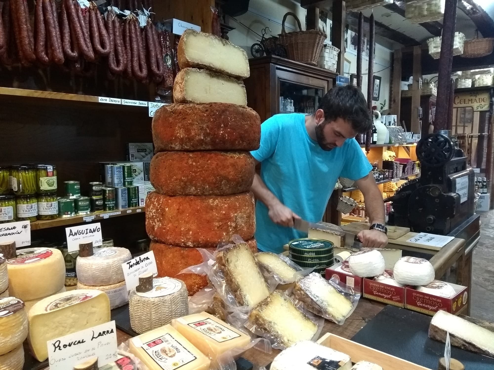 Mesa de Queso El Colmado de Ezcaray