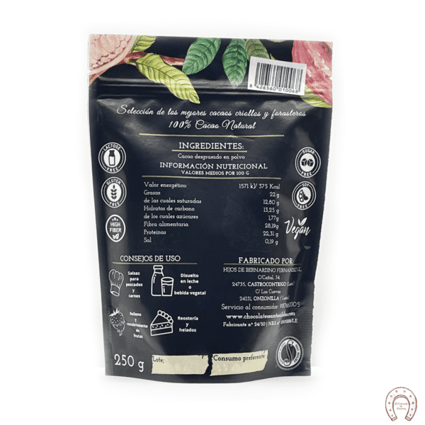 Cacao para desayuno 100% puro Santocildes