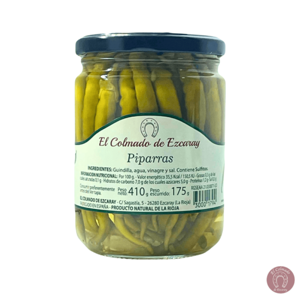 Guindillas Piparras El Colmado de Ezcaray