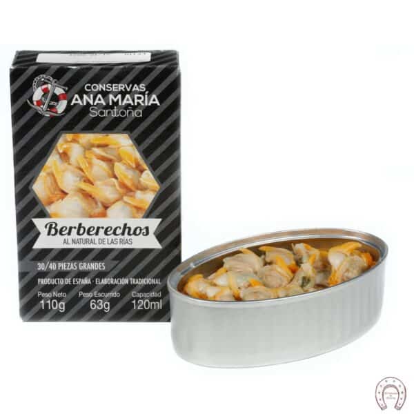 Berberechos al natural