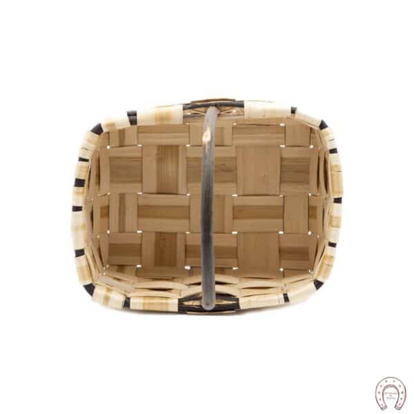 Cesta esparraguera con asa de palo 2