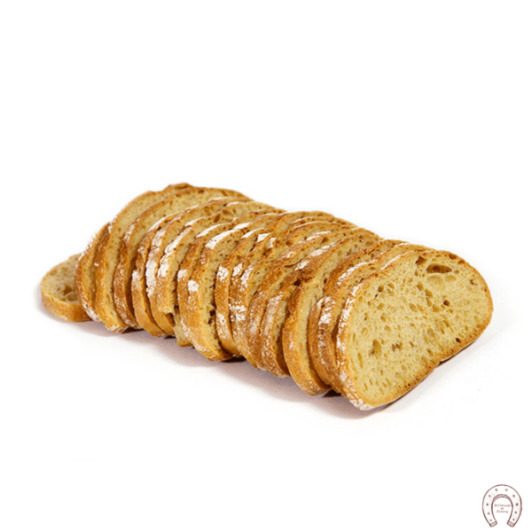 Pan tostado de cristal