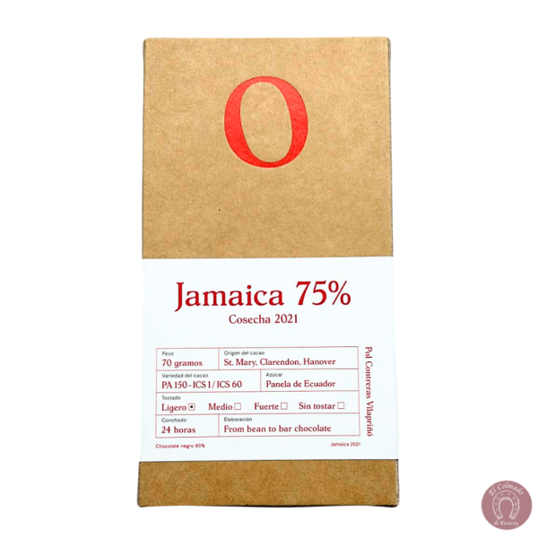 Chocolate artesano Ezcaray Pol Contreras Echaurren Jamaica 75%