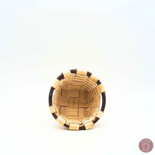 Cesto Alto Madera Castaño 2