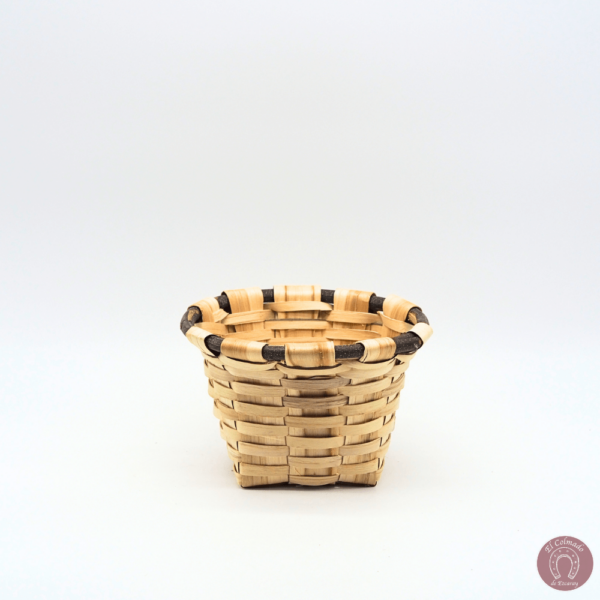 Cesto Alto Madera Castaño 3