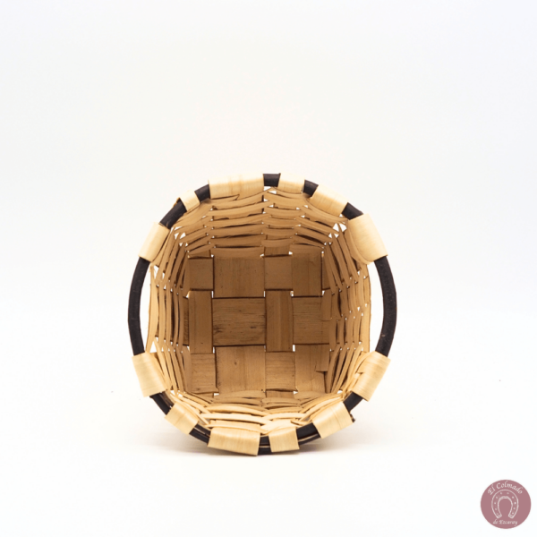 Cesto Alto Madera Castaño 4