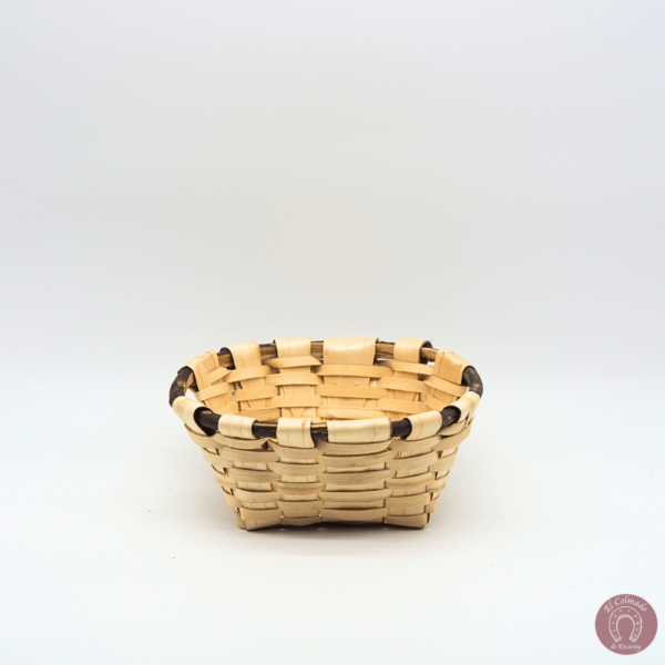 Cesto Bajo Madera Castaño 1
