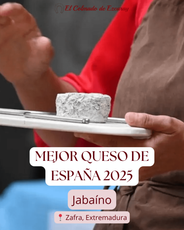 Mejor queso de españa 2025. Jabaino, Zafra.