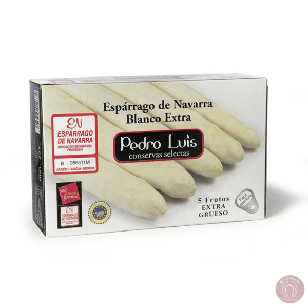 Esparragos Navarra 5 frutos extra grueso Pedro Luis