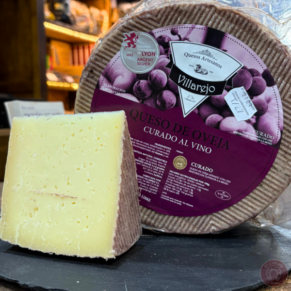 Queso oveja al vino Queseria Villarejo