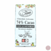 Chocolate Roncesvalles sin azúcar con almendras