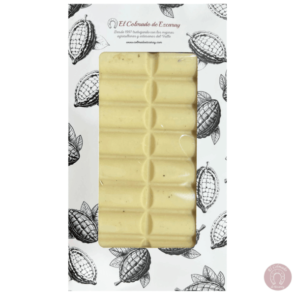 Chocolate artesano blanco colmado ezcaray