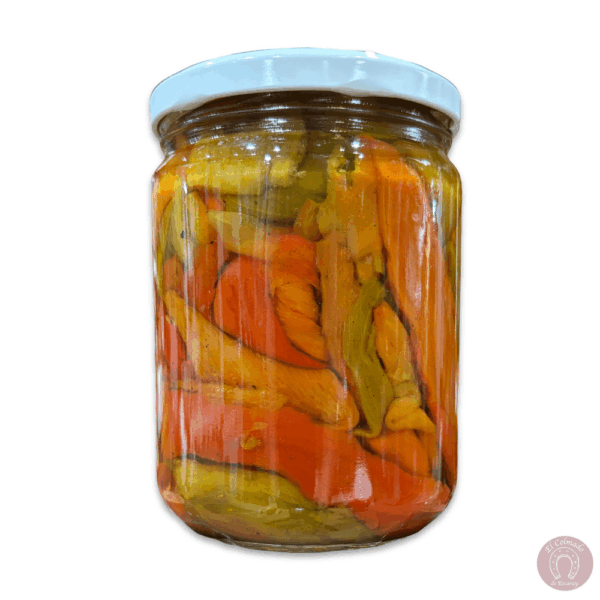 Pimiento tormantos dulce entreverado en tarro