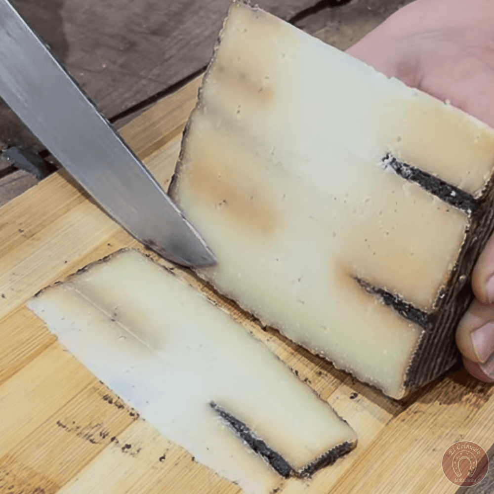 Queso oveja curado con ajo negro Don Apolonio